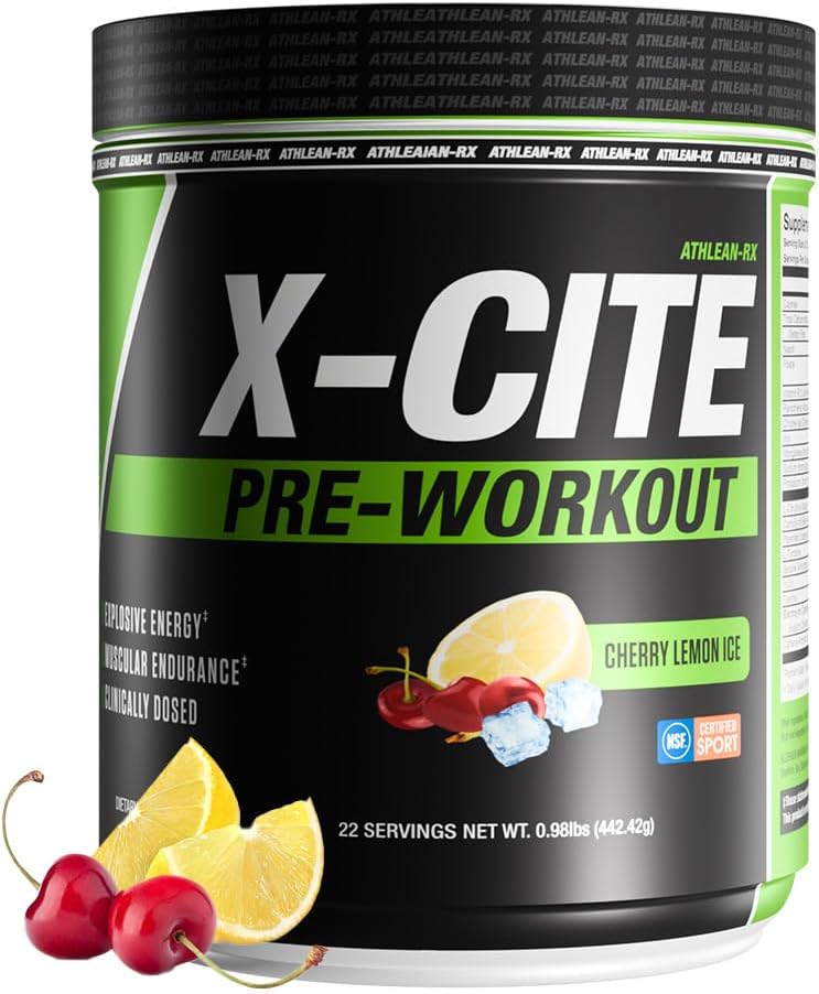 X-CITE Pre-Workout with Beta-Alanine for Ultimate Energy Boost