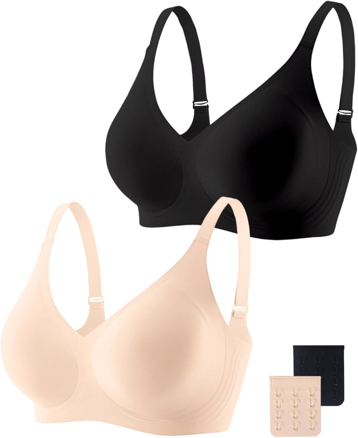 Gailife Smooth Wireless Bras for Women No Underwire Comfort