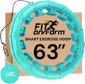 FIT ON FORM Infinity Weighted Hula Hoop for Adults - Effective Calorie