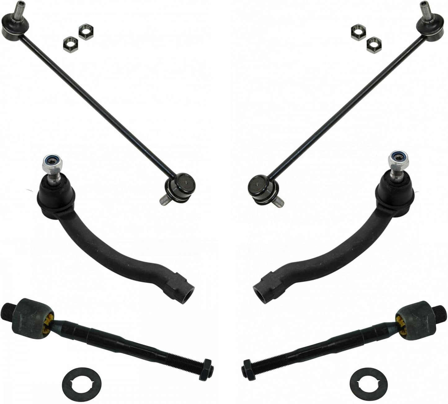 TRQ Front Steering & Suspension Kit for 2009-2015 Honda Pilot