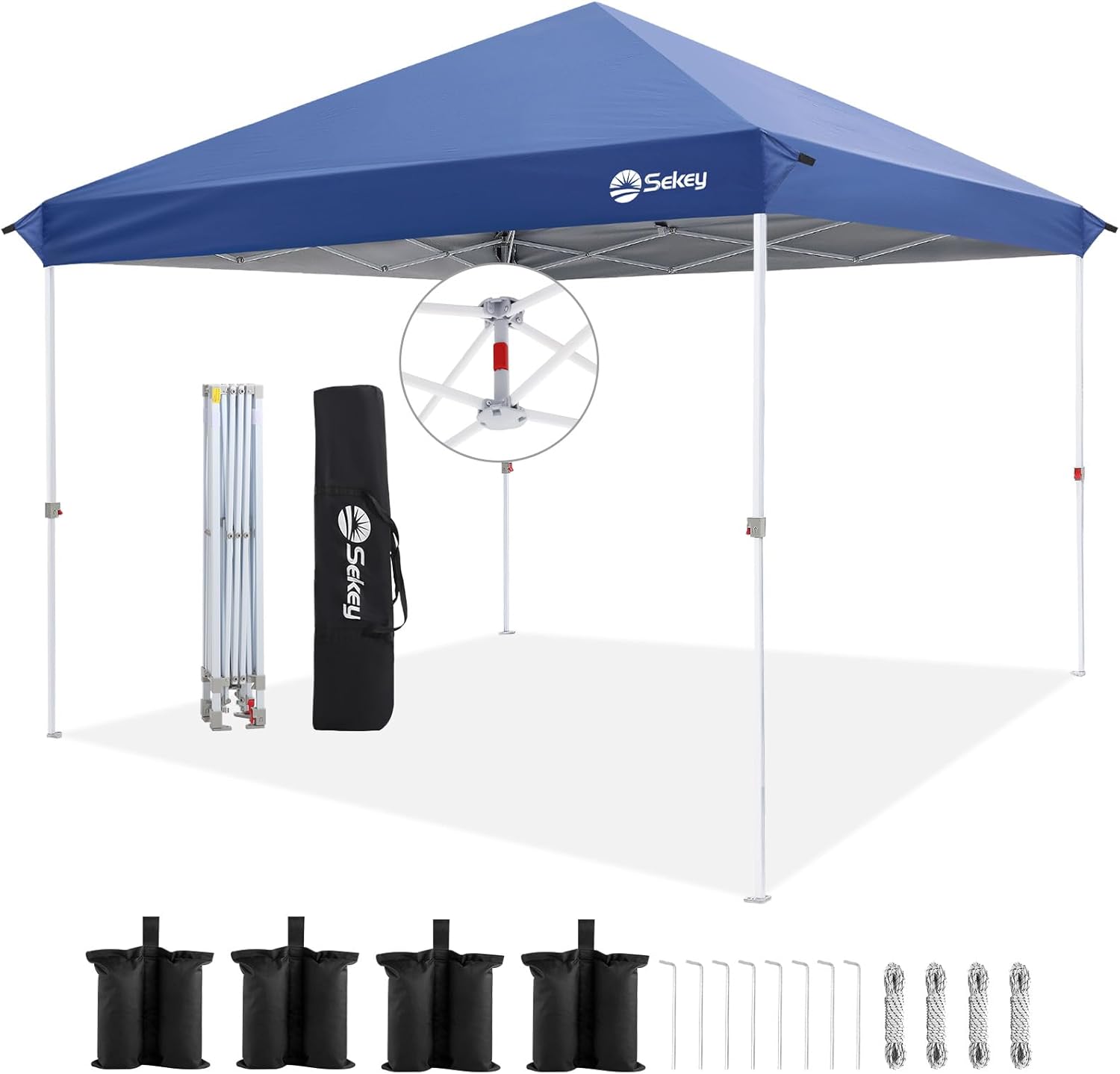 10x10 Pop Up Canopy with One Push Setup for Outdoor Events