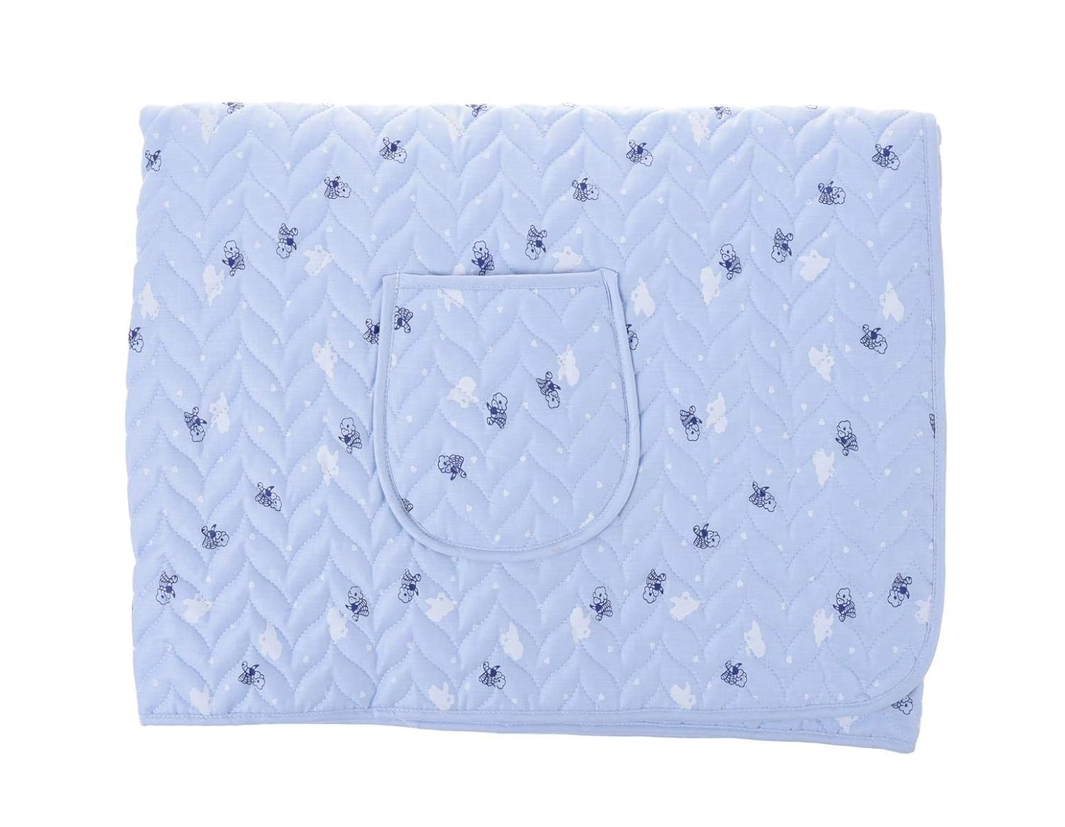WonaBang Baby Wrap Sling | Korean Podaegi | Seagull Quilt | Capri Blue