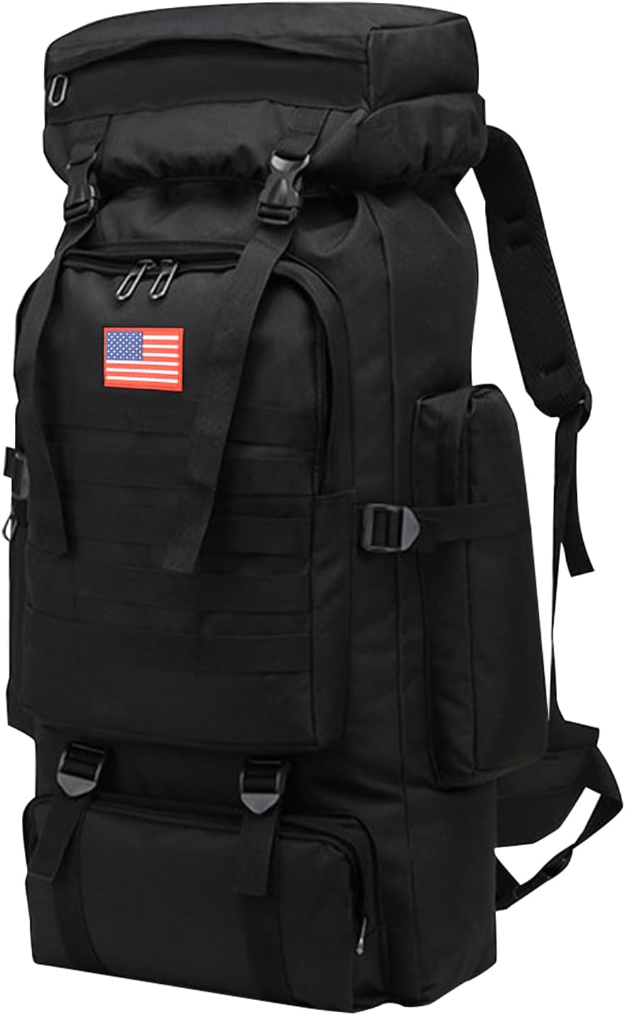 Waterproof Tactical Backpack for Men - 80L Capacity