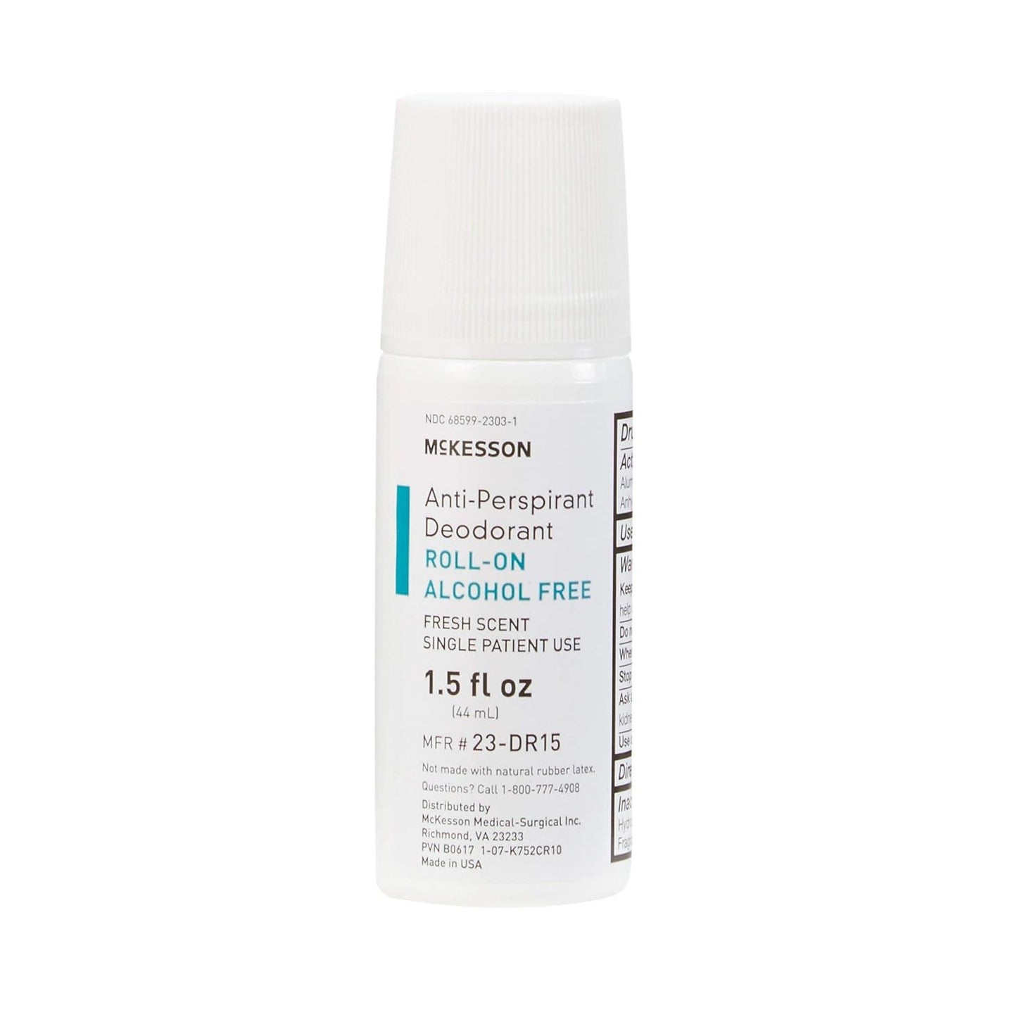McKesson Antiperspirant Deodorant Roll-On Stick for Freshness