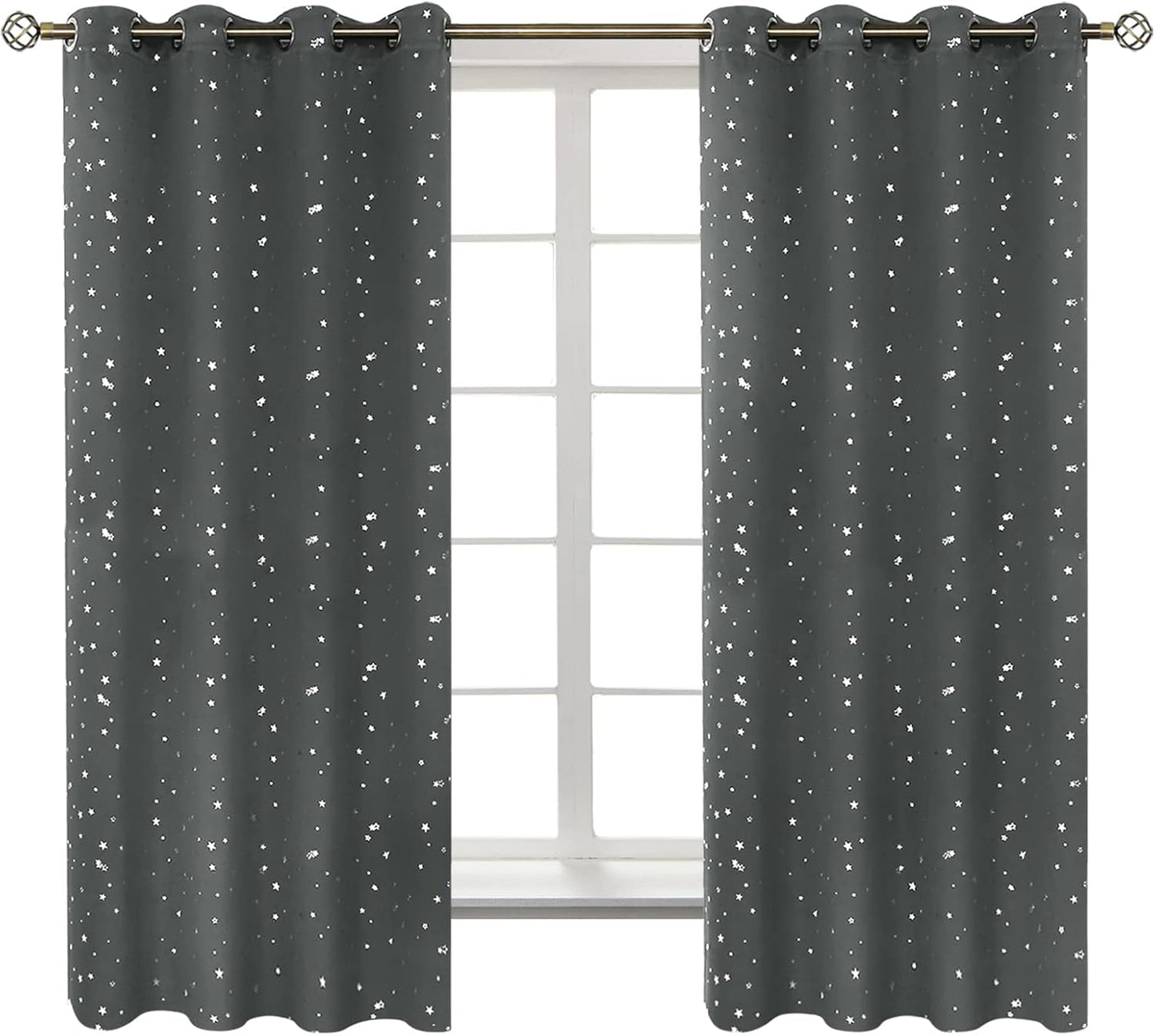 BGment Kids Blackout Curtains for Bedroom - Room Darkening Set