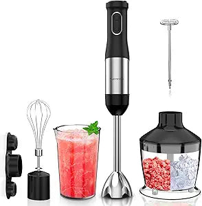 Yumystori Immersion Blender 7 in 1 Hand Blender for Smoothies