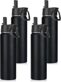 Neihepal 22 oz Insulated Water Bottles 4 Pack - Long-Lasting