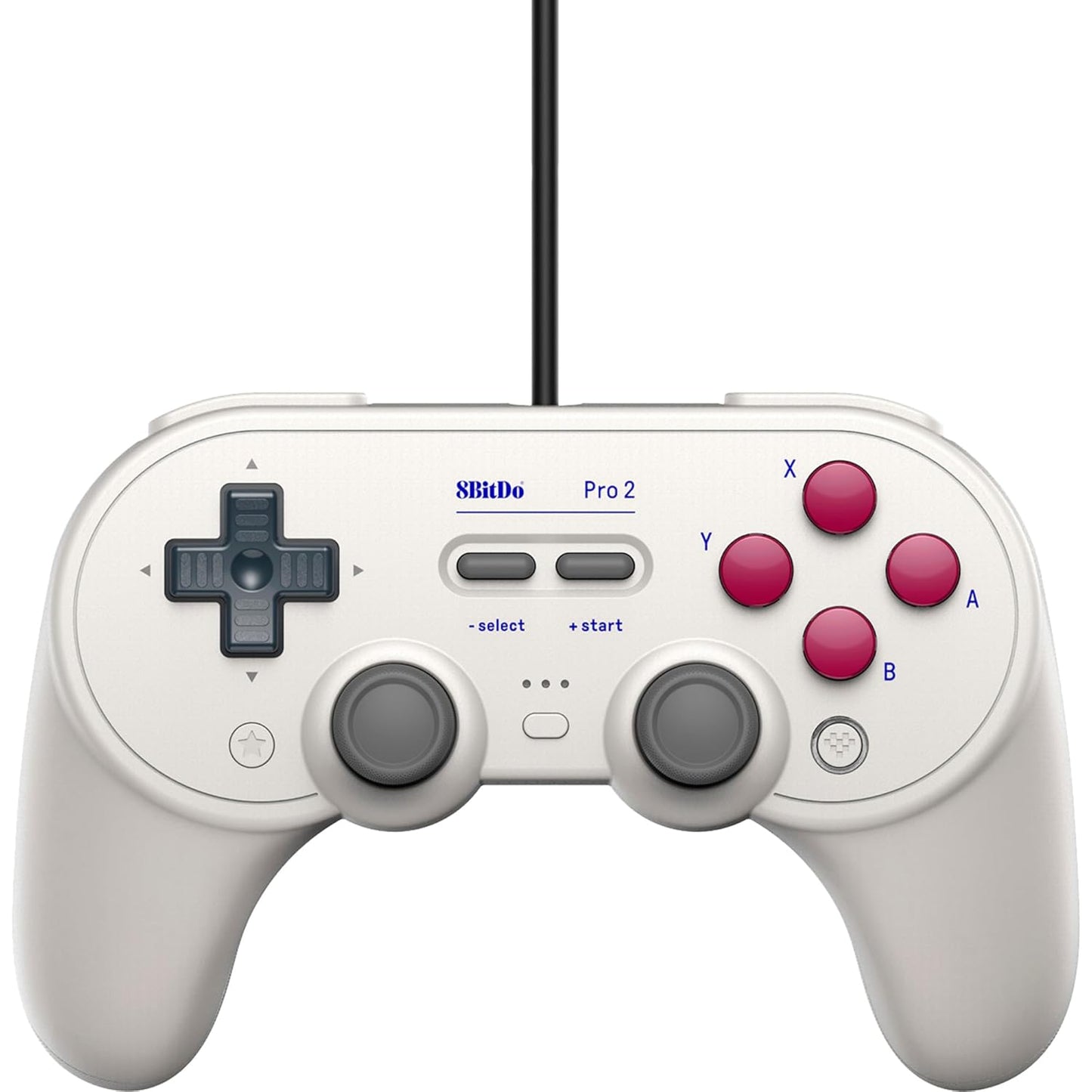 8BitDo Pro 2 Wired Controller for Switch and Steam Deck Gaming