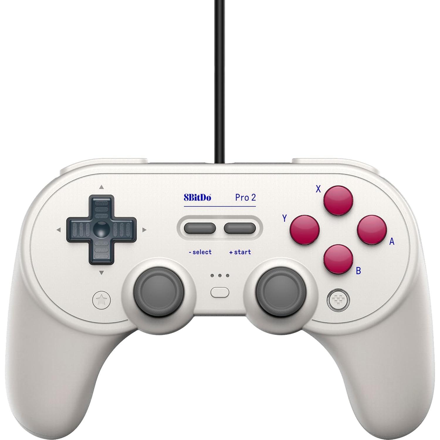 8BitDo Pro 2 Wired Controller for Switch and Steam Deck Gaming