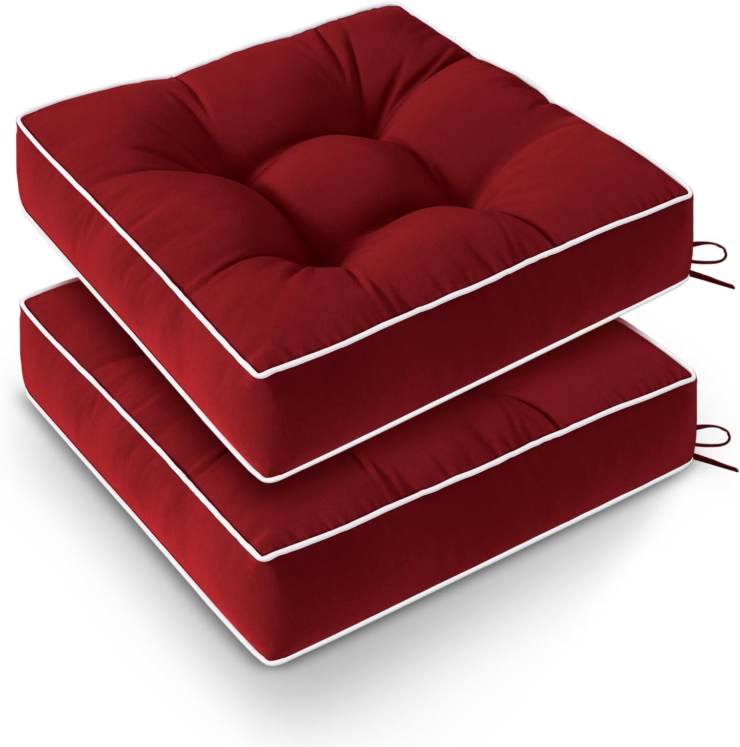 Outdoor Chair Cushions Set of 2 for Patio Furniture Comfort