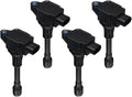 Set of 4 UF549 Ignition Coil Pack Compatible with Nissan and INFINITI