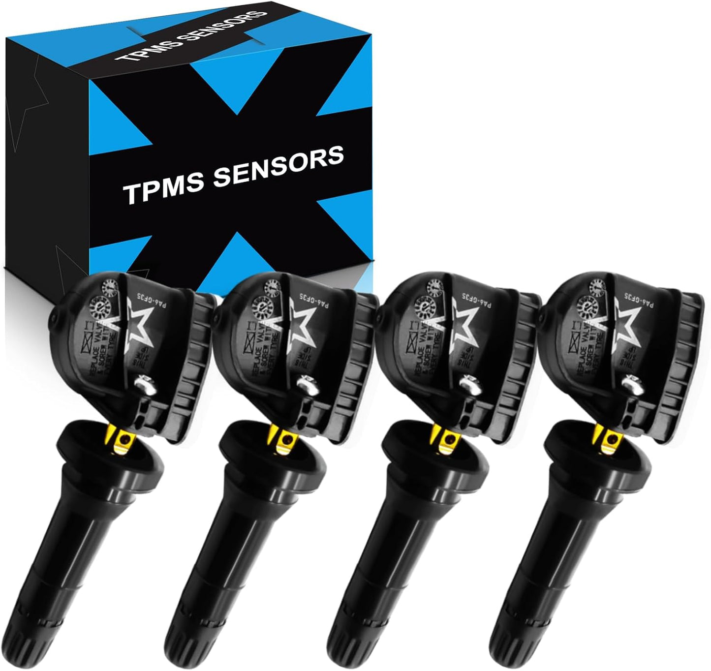 Pre-Programmed Tire Pressure Sensor Set for Chevrolet and GMC