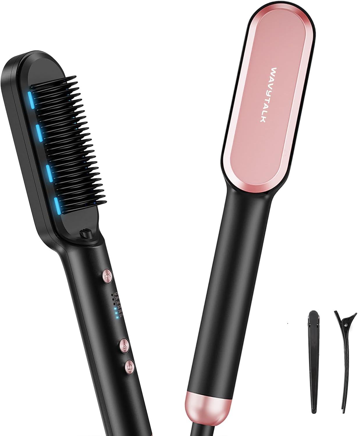 Wavytalk Hair Straightener Brush for Effortless Styling at Home