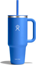 Hydro Flask 40 oz Travel Tumbler with Handle - Cascade Blue