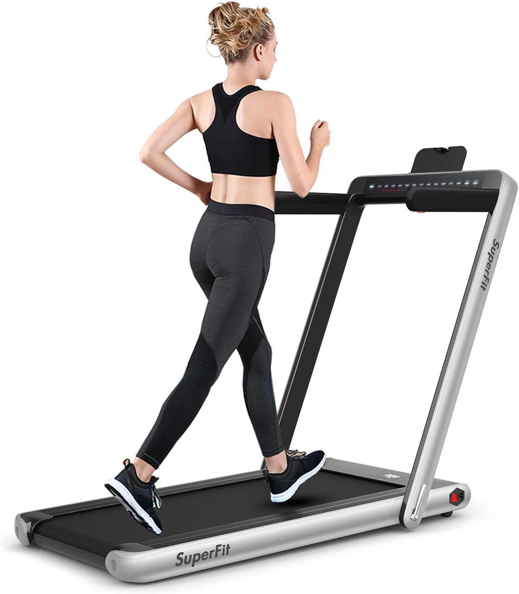 GYMAX Walking Pad: Compact 2.25HP Treadmill for Small Spaces