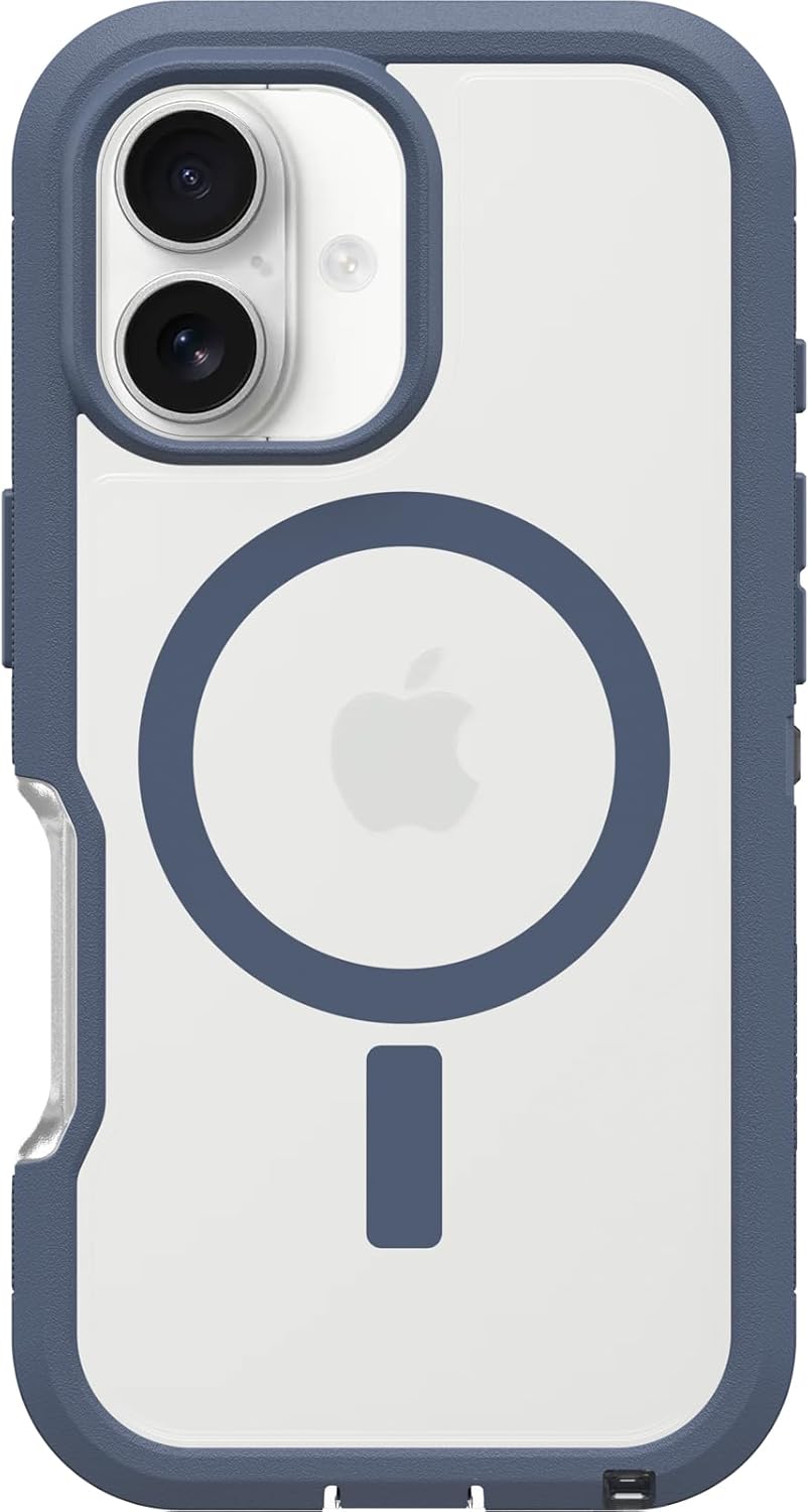 OtterBox iPhone 16 Defender Series XT Clear Case - Baby Blue