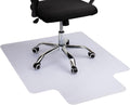 Mind Reader Clear Carpet Chair Mat - Desk Protector w/ Grip - 47.5L x 35.5W