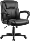 Shahoo Executive Office Chair Swivel Task Seat with Ergonomic Mid-Back