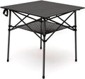 SUNNYFEEL Outdoor Folding Table - Lightweight Compact 4-Person Camp