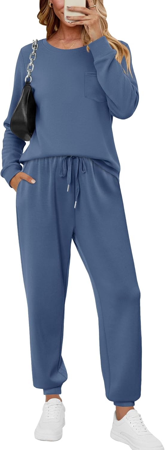 KISSMODA 2 Piece Sets for Women Casual Tracksuits Lounge Wear