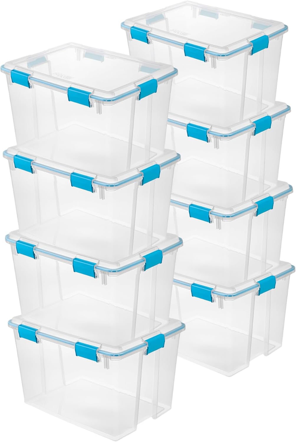 Sterilite 8-Pack Gasket Box for Weather-Resistant Storage Needs