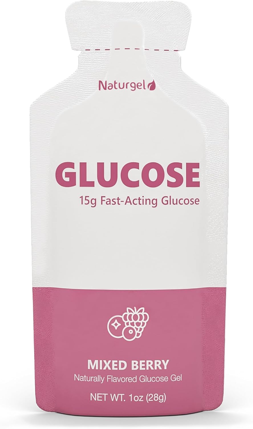 Glucose Liquid Gel Packets - Fast-Acting Berry Flavor 30 Pack