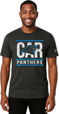 Zubaz NFL Men's Team Graphic T-Shirt - Bold Goal Line Style spirit