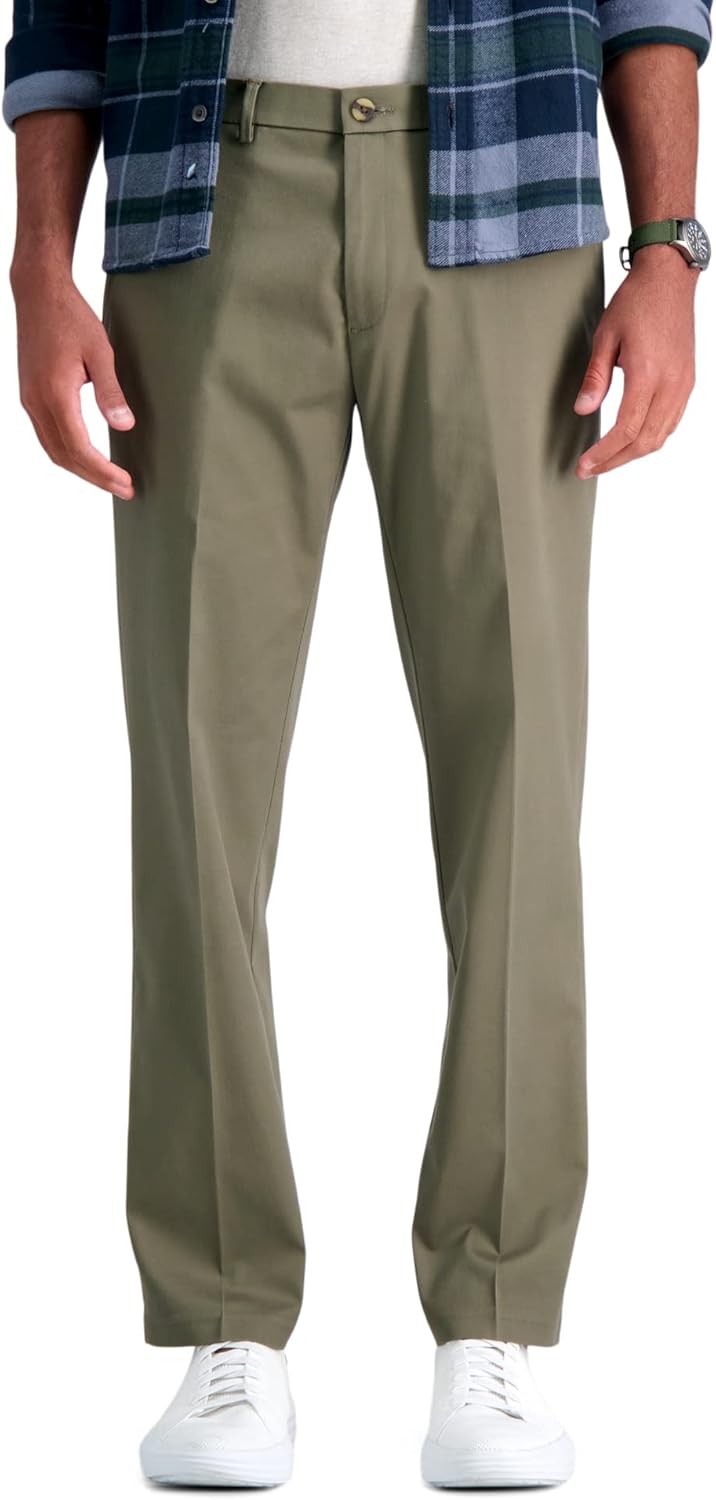 Haggar Men's Iron Free Premium Khaki Straight Fit Pants Review