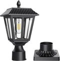 Greluna Solar Post Lights - Dusk to Dawn Waterproof Outdoor Lamp
