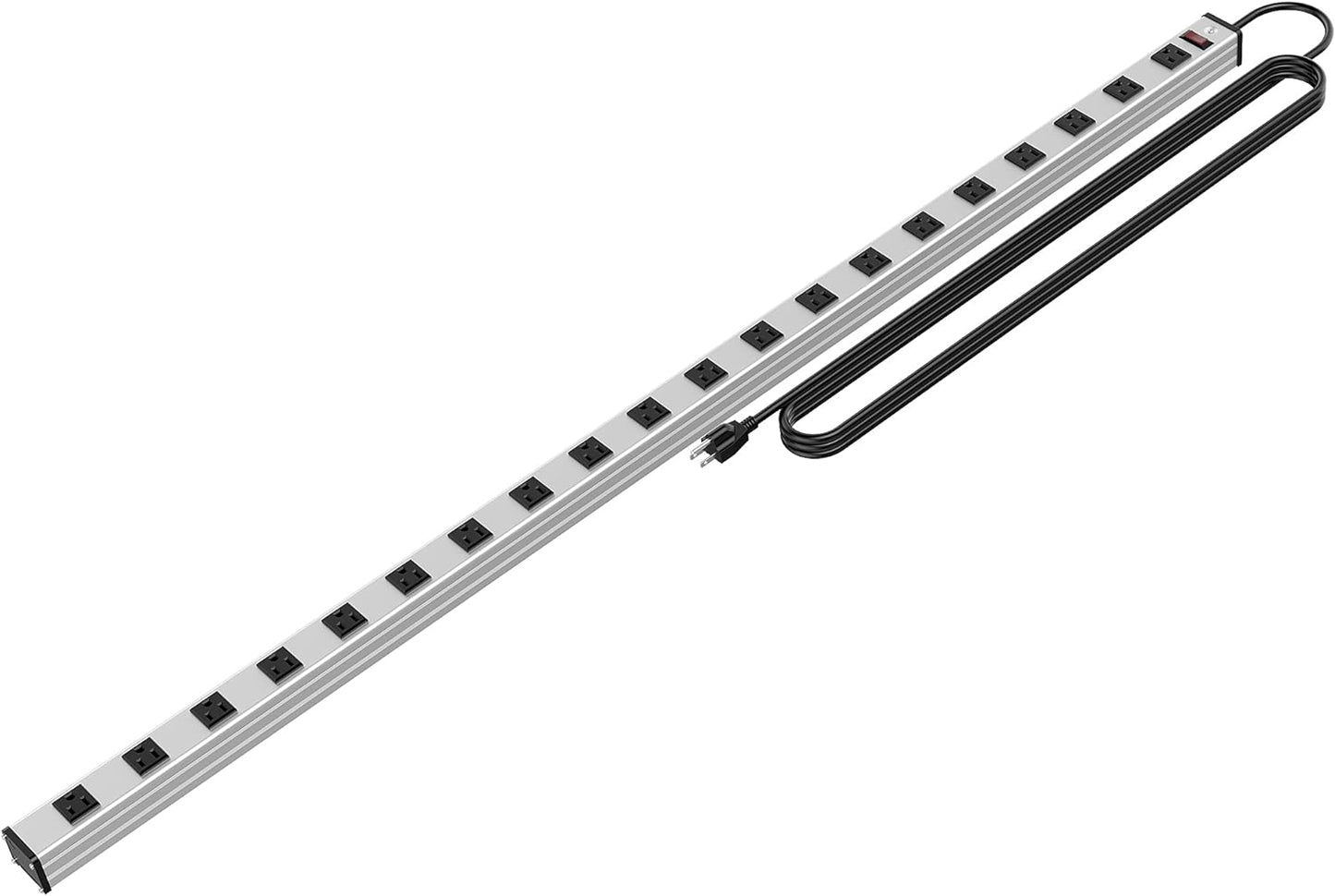 Industrial-Grade 20 Outlet Power Strip with 15ft Cord