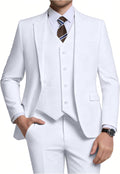 Professional Men's 3 Piece Slim Fit Suit for Weddings