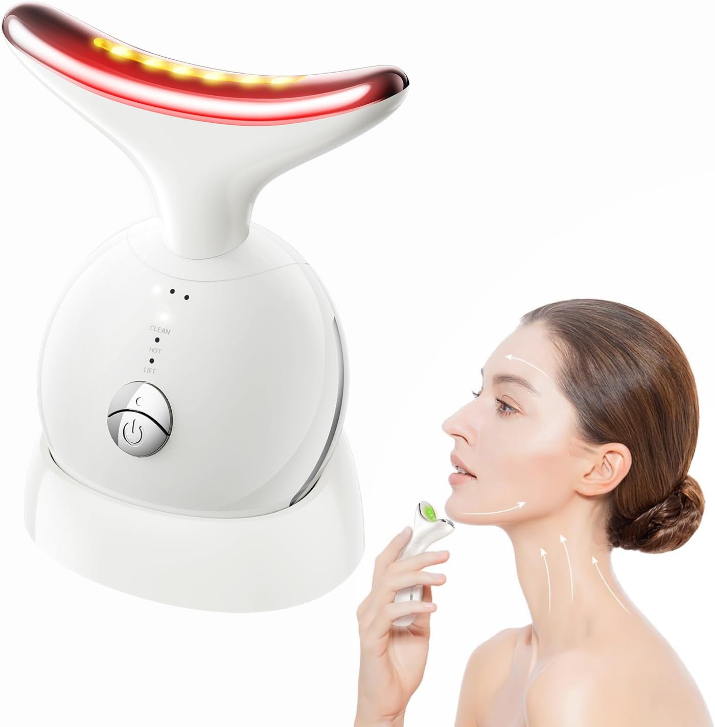 7 in 1 Face Massager Tool for Neck and Double Chin Reduction