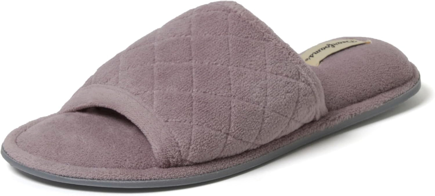 Dearfoams Women's Beatrice Side Gore Slide Slipper Review