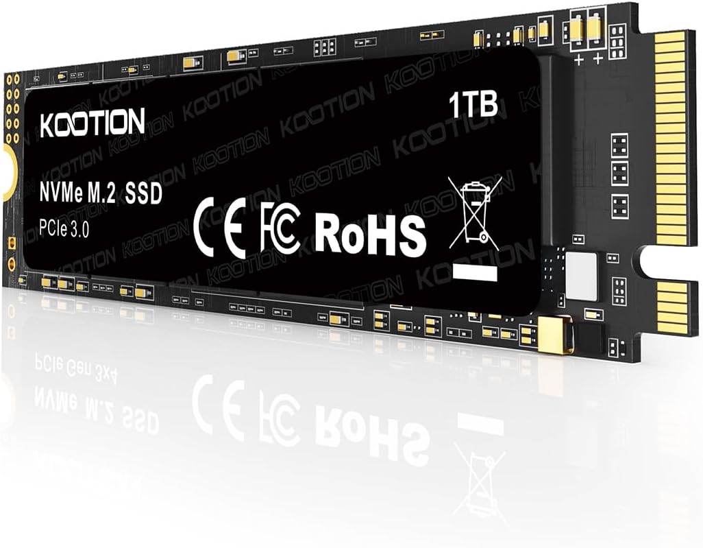 1TB NVMe Internal SSD PCIe 3.0 for Lightning Fast Performance