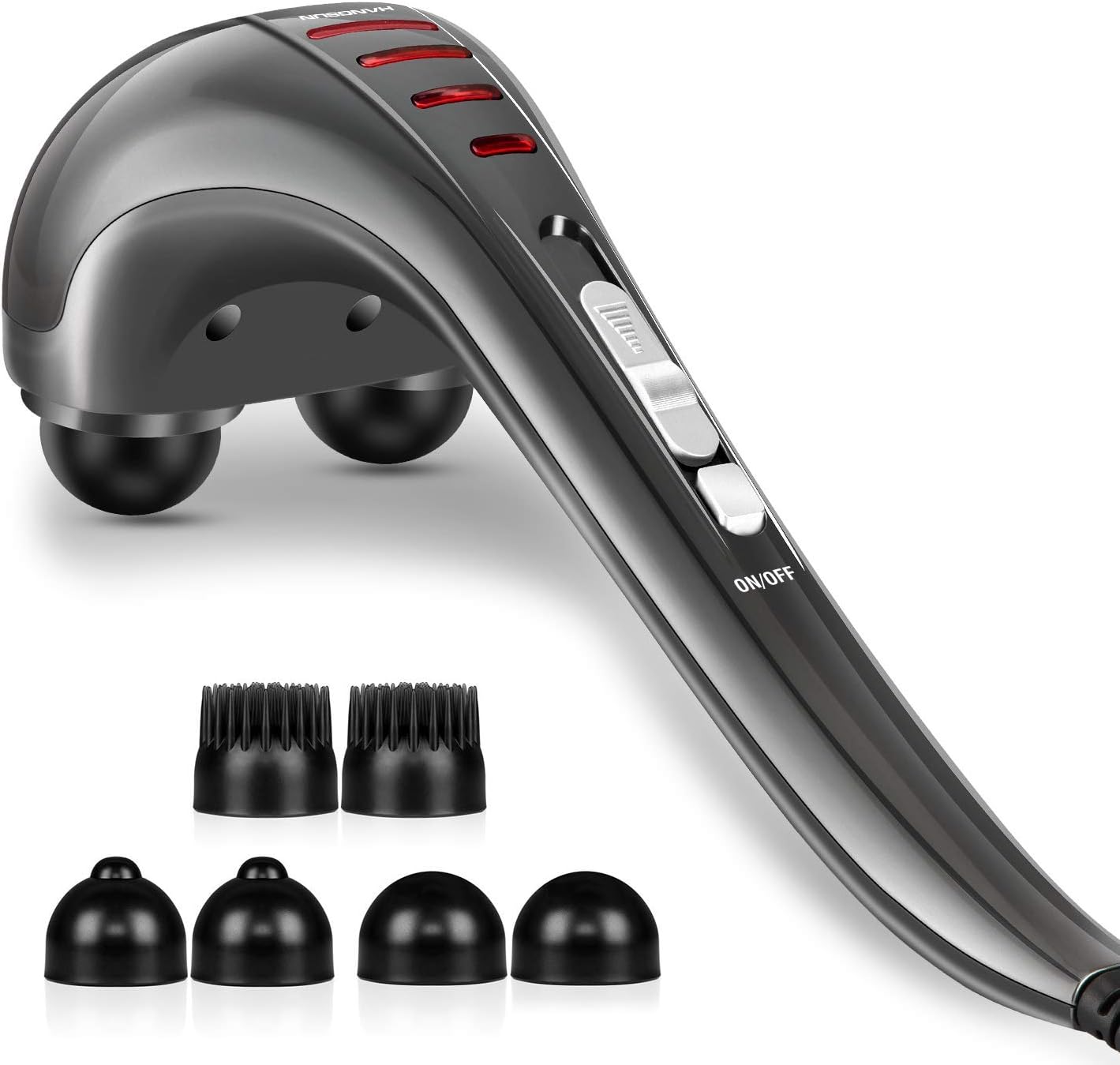 HANGSUN Handheld Neck Back Massager for Deep Tissue Relief
