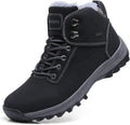 TSIODFO Men Winter Waterproof Hiking Boots - Insulated Snow Sneakers