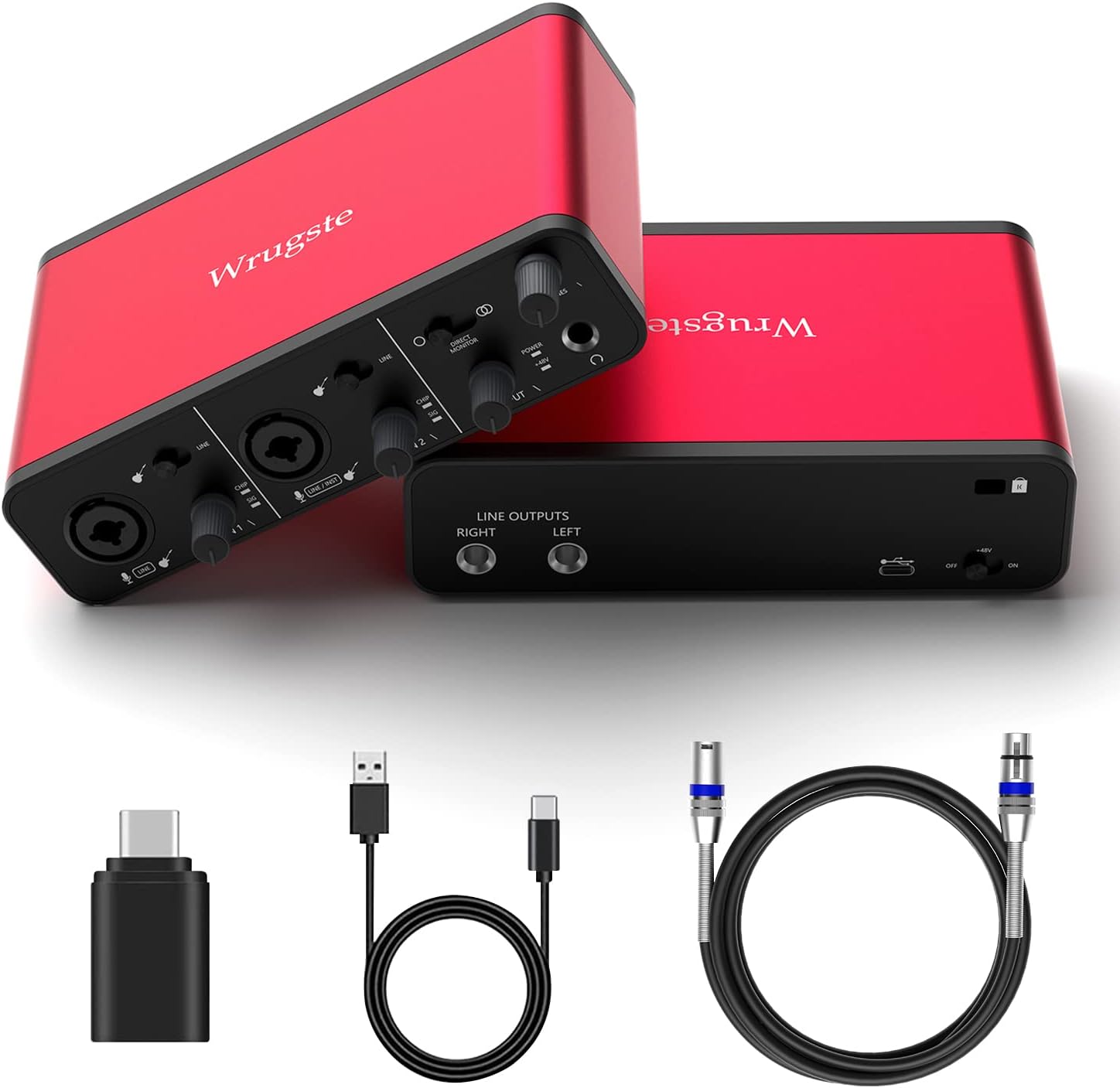 Wrugste USB Audio Interface for Recording and Podcasting Needs