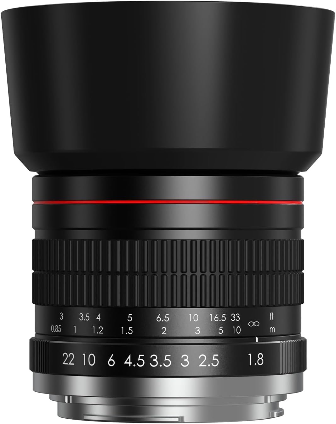 85mm F1.8 Portrait Lens for Canon Mirrorless Cameras - Manual Focus