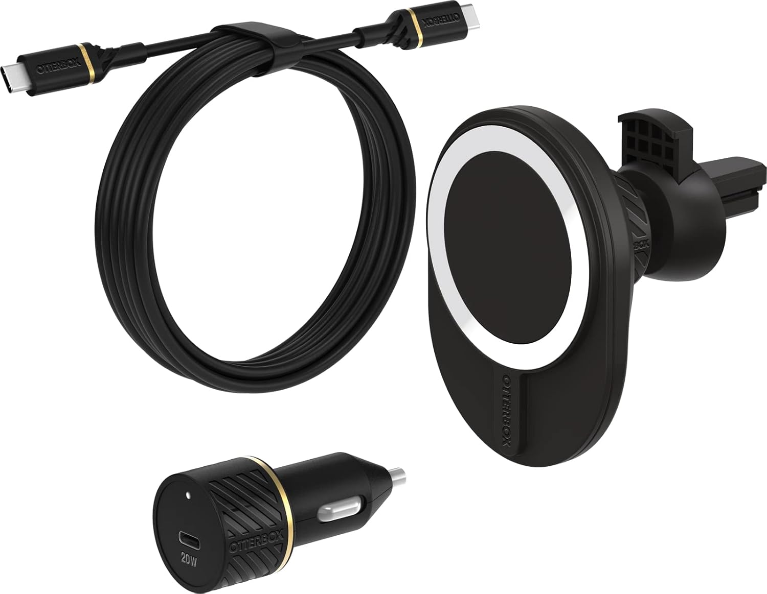 OtterBox MagSafe Wireless Charger Mount - Black