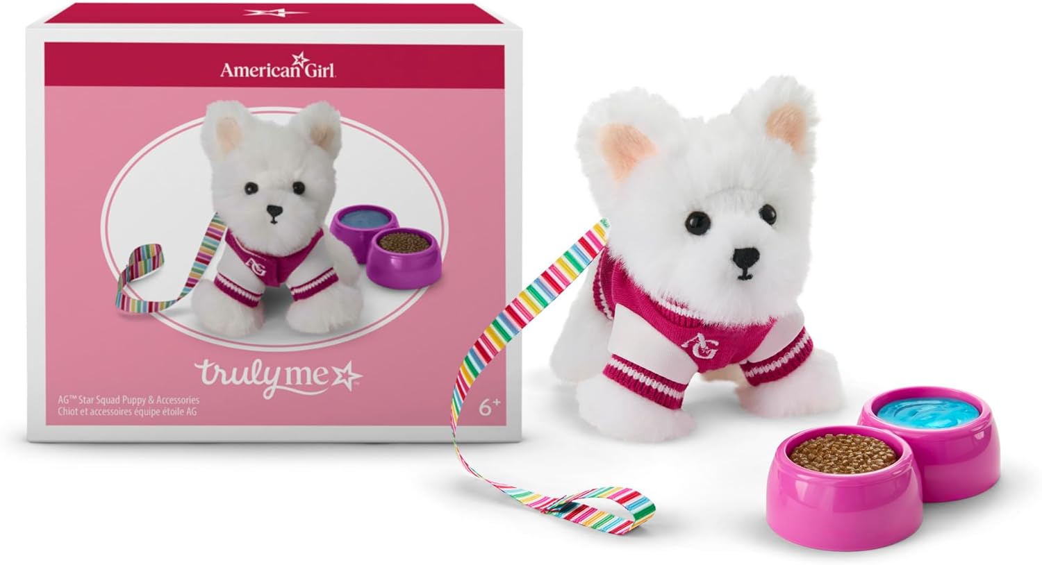 Truly Me 18-inch Doll Accessories with Coconut Chip Puppy Set