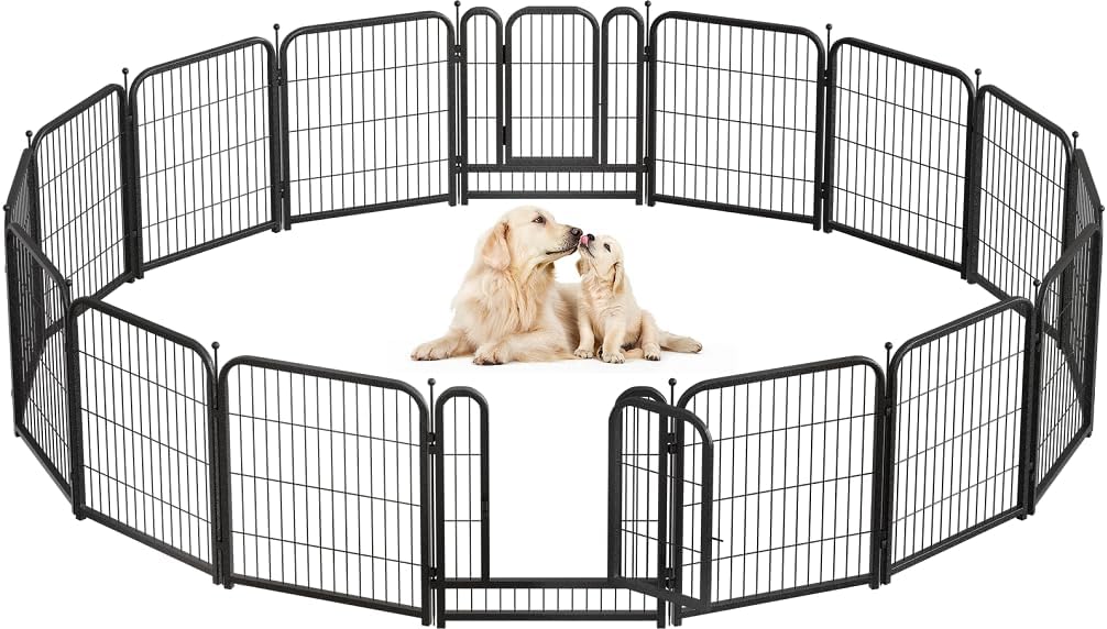 Dog Playpen 8/16 Panels 32in Height Heavy Duty Pet Fence