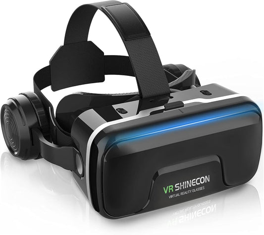 VR Headset for Smartphones with High Sound Quality Headphones