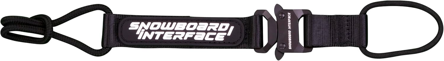 Secure Snowboard Leash: Military Buckle, Ultimate Safety