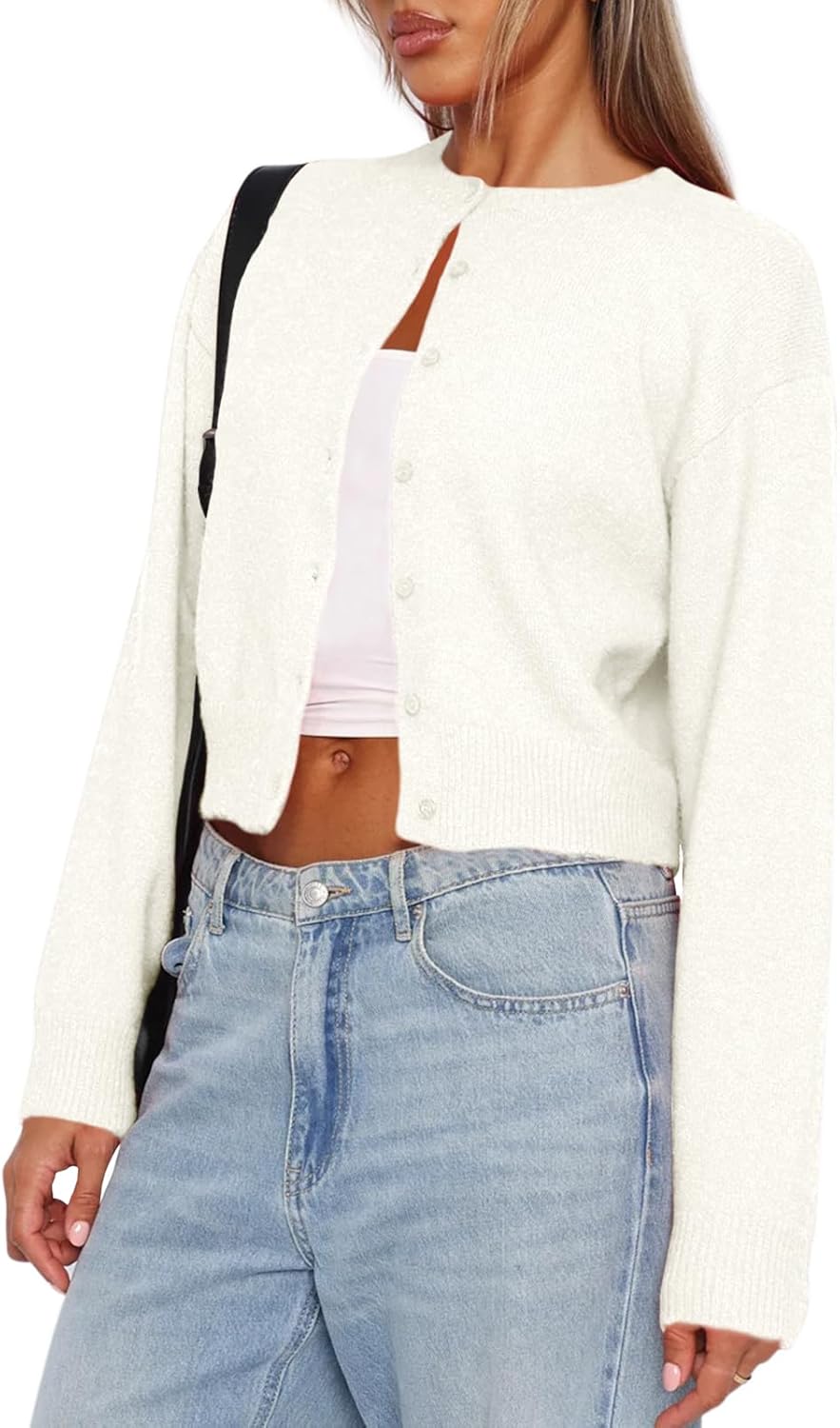 Balimtoy Women's Cropped Cardigan Sweaters for Stylish Looks