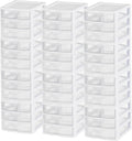 Sterilite 12-Pack ClearView 3-Drawer Cart - Small Countertop