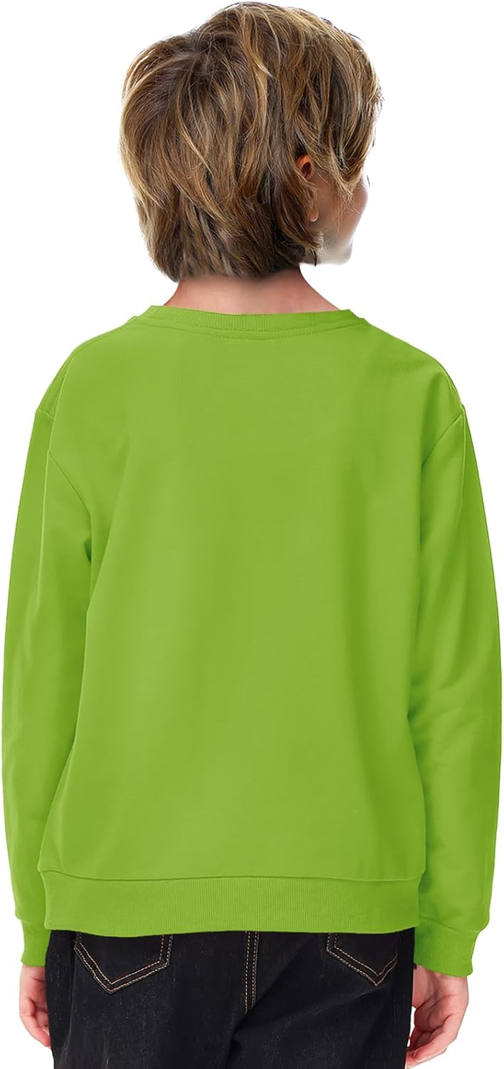 Thanksgiving Turkey Sweatshirt for Kids 3-14 Years