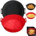 Silicone Liners for Air Fryers 3-5 QT - Easy Cleanup!