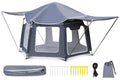 Baby Playpen with Large Canopy - Portable Pop-Up Play Yard for Beach