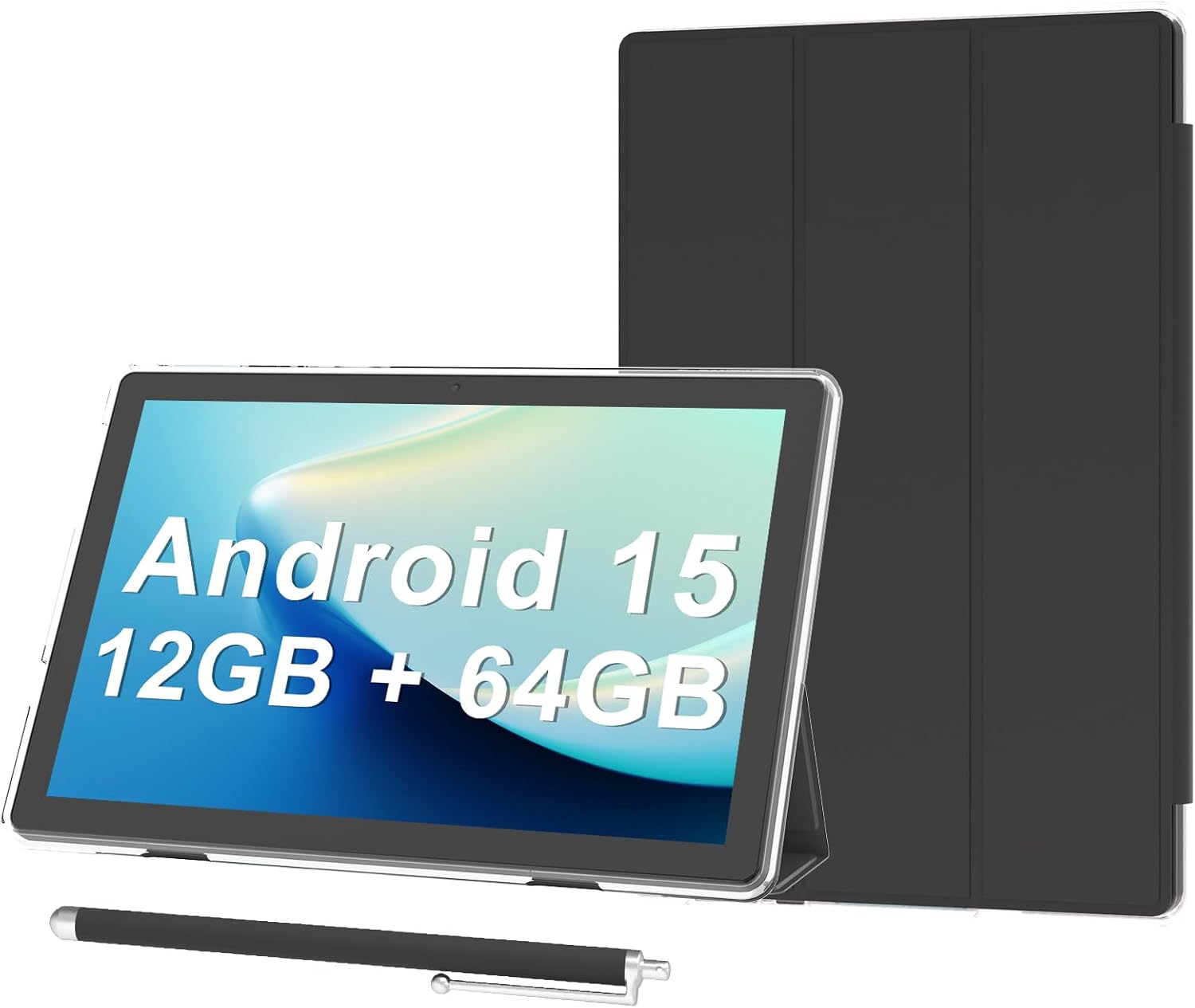 Android 15 Tablet 10 inch with 12GB RAM and 64GB Storage