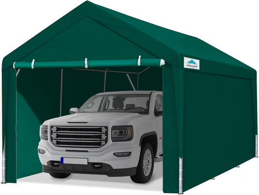 Heavy Duty Carport with Adjustable Height and Removable Walls